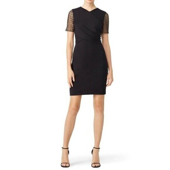 JASON WU Dress Sz 4 Lattice Lace $1455 Sheath - Picture 11 of 11